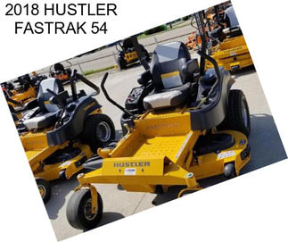 2018 HUSTLER FASTRAK 54