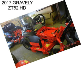 2017 GRAVELY ZT52 HD