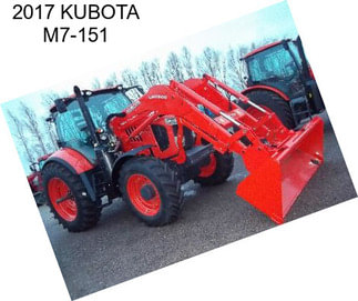 2017 KUBOTA M7-151