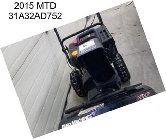 2015 MTD 31A32AD752