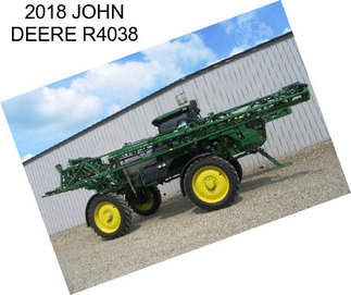 2018 JOHN DEERE R4038