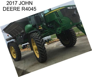 2017 JOHN DEERE R4045