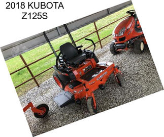 2018 KUBOTA Z125S