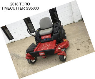 2018 TORO TIMECUTTER SS5000