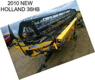 2010 NEW HOLLAND 36HB