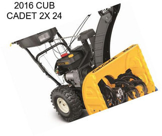 2016 CUB CADET 2X 24