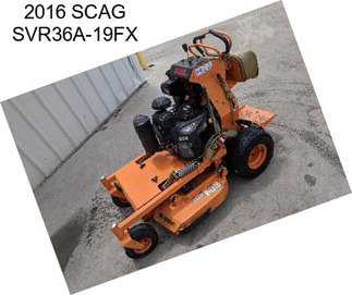 2016 SCAG SVR36A-19FX