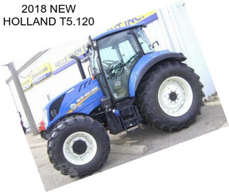 2018 NEW HOLLAND T5.120