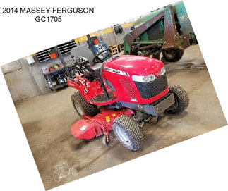 2014 MASSEY-FERGUSON GC1705