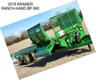 2018 KRAMER RANCH-HAND BP 660
