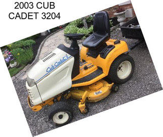 2003 CUB CADET 3204