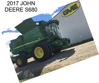 2017 JOHN DEERE S680