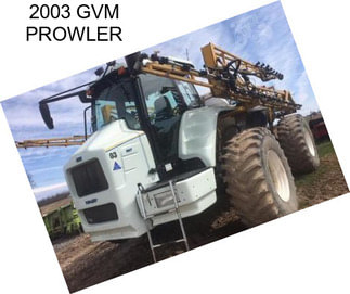 2003 GVM PROWLER