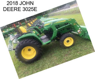 2018 JOHN DEERE 3025E