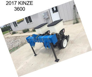 2017 KINZE 3600