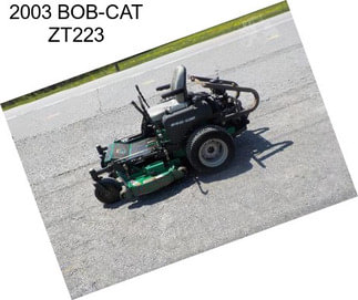 2003 BOB-CAT ZT223