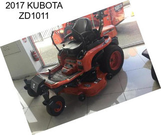 2017 KUBOTA ZD1011