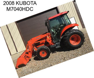 2008 KUBOTA M7040HDC