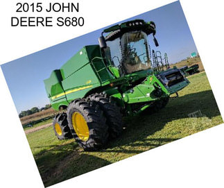 2015 JOHN DEERE S680