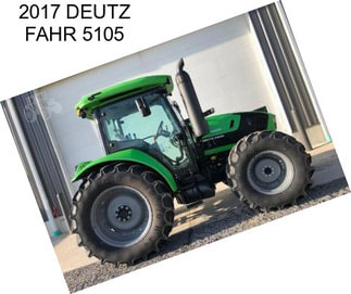 2017 DEUTZ FAHR 5105