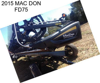 2015 MAC DON FD75