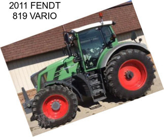 2011 FENDT 819 VARIO