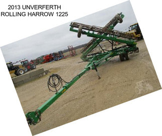 2013 UNVERFERTH ROLLING HARROW 1225