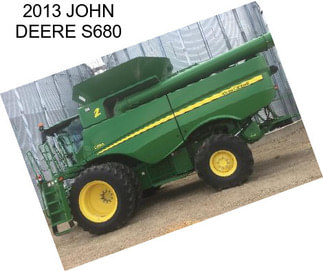 2013 JOHN DEERE S680