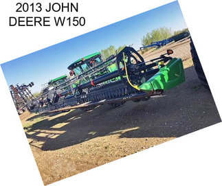 2013 JOHN DEERE W150