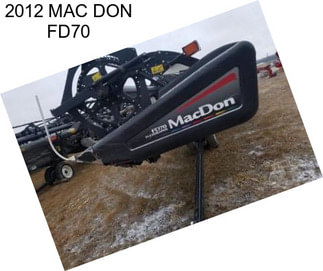 2012 MAC DON FD70