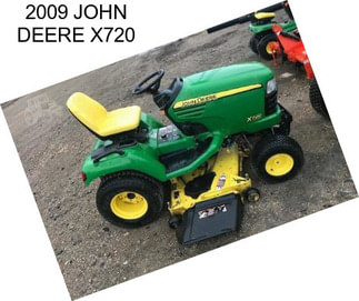 2009 JOHN DEERE X720