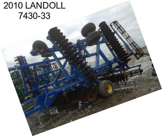 2010 LANDOLL 7430-33