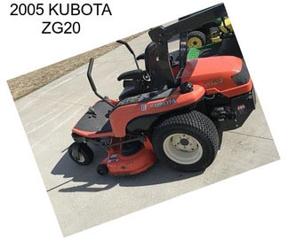 2005 KUBOTA ZG20