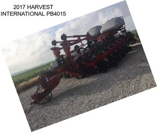 2017 HARVEST INTERNATIONAL PB4015