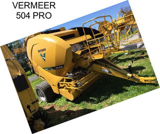 VERMEER 504 PRO