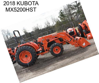 2018 KUBOTA MX5200HST