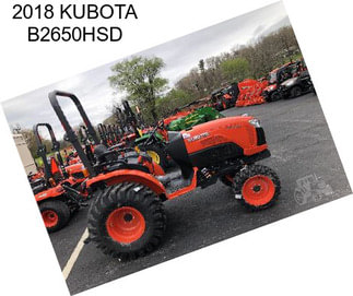 2018 KUBOTA B2650HSD