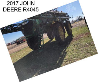 2017 JOHN DEERE R4045