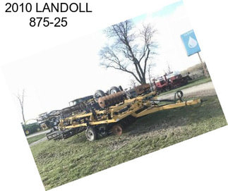 2010 LANDOLL 875-25