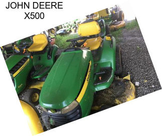 JOHN DEERE X500