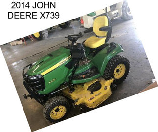 2014 JOHN DEERE X739