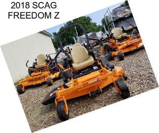 2018 SCAG FREEDOM Z