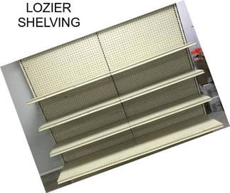 LOZIER SHELVING