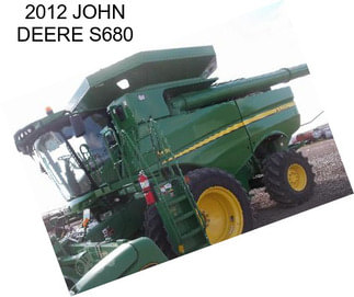 2012 JOHN DEERE S680