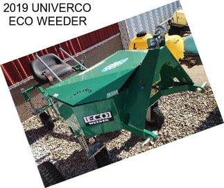 2019 UNIVERCO ECO WEEDER