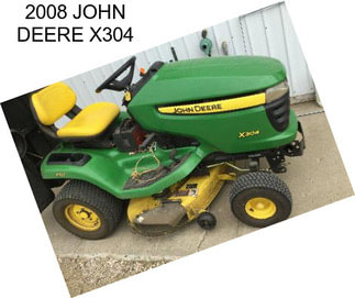 2008 JOHN DEERE X304