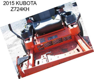 2015 KUBOTA Z724KH