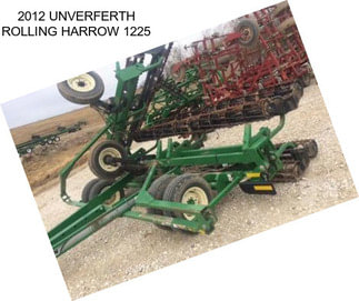 2012 UNVERFERTH ROLLING HARROW 1225