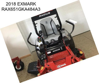 2018 EXMARK RAX651GKA484A3