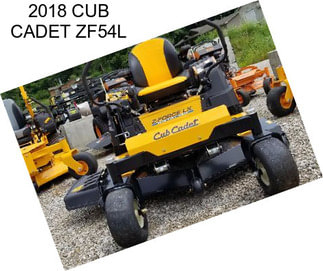 2018 CUB CADET ZF54L